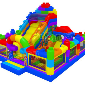 Building block Inflatable Playground Fun PVC  Inflatable Castle Combo Bounce House Jumping  inflatable playground