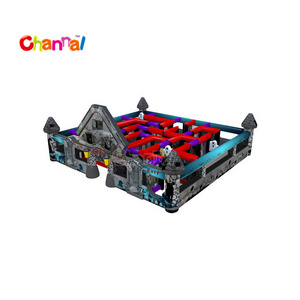 Inflatable halloween maze inflatable haunted maze Haunted house inflatable maze for sale