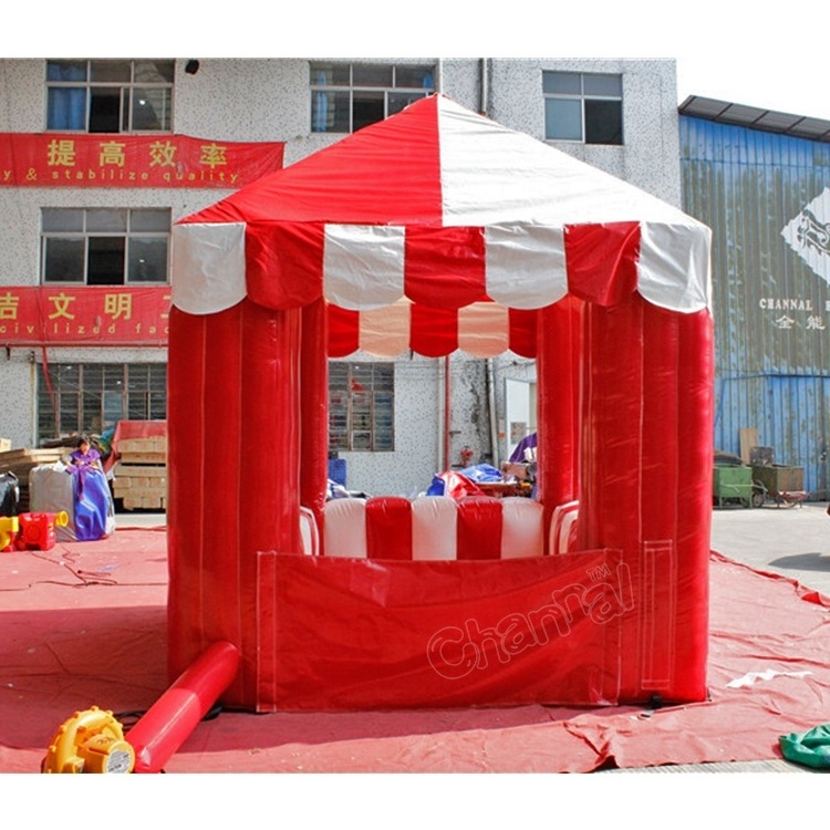 Portable small snack ticket inflatable booth tent for sale