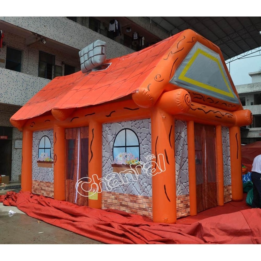 Kids Playing house heat seal pvc material inflatable tent adults pub