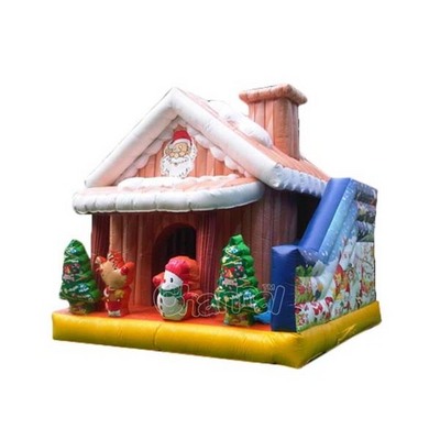 Christmas Santa jumping castle/Christmas inflatable bounce house/inflatable bouncer castle moonwalk