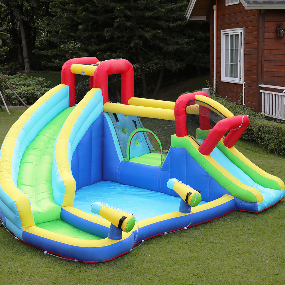 Factory custom hot sale inflatable bouncer jumping water slide bouncy house castle for kid