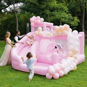 New Time New Design Wedding Party Inflatable Bounce White Bouncy House Jumping Castle Jumping House