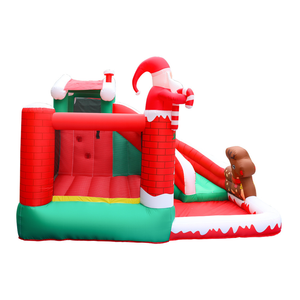 Airmyfun Merry Christmas Santa Claus Bouncy Castle  inflatable bounce house