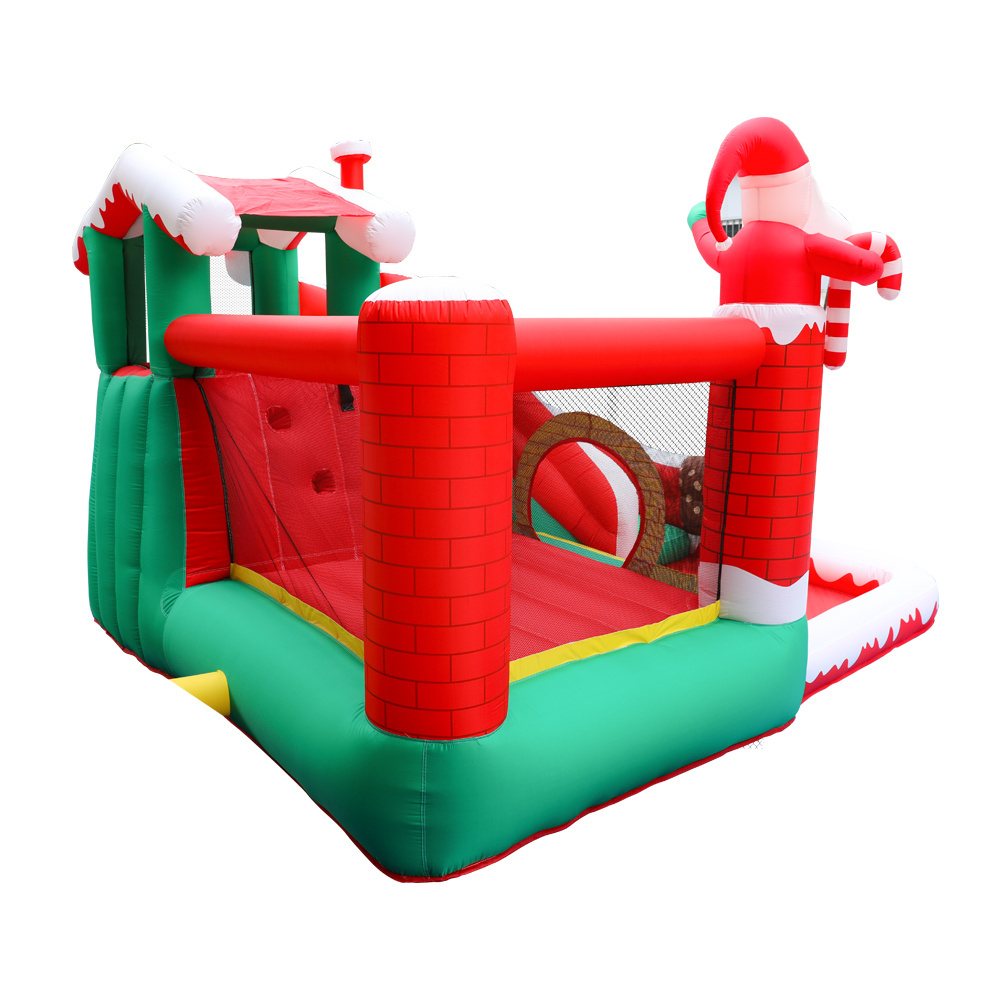 Airmyfun Merry Christmas Santa Claus Bouncy Castle  inflatable bounce house