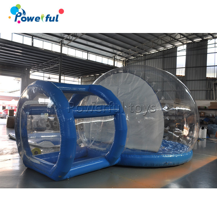 Giant inflatable bubble inflatable snow globe photo booth for christmas decoration