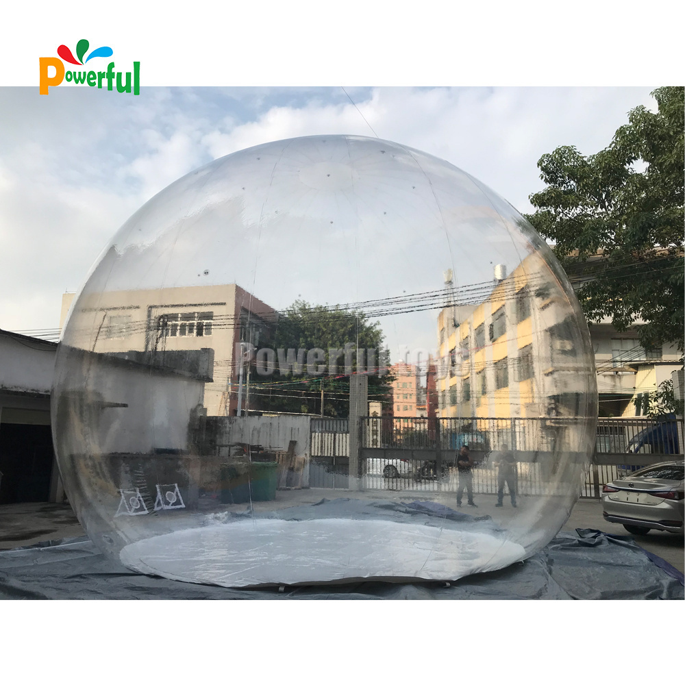 8m dia inflatable transparent bubble dome tent for sales