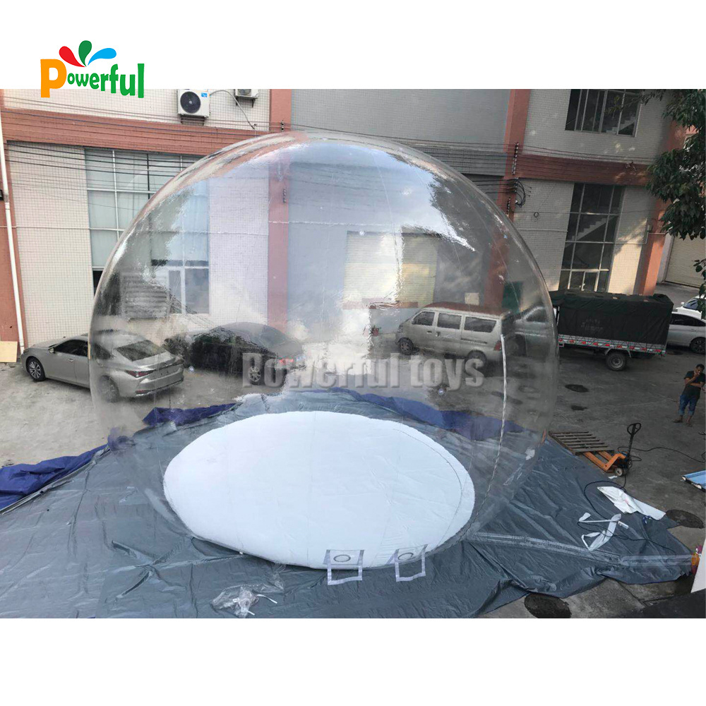 8m dia inflatable transparent bubble dome tent for sales