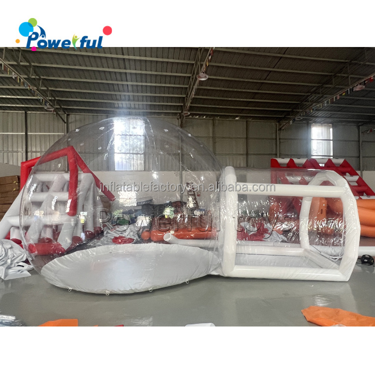 Outdoor Tunnel Clear Bubble Camping Tent Inflatable Bubble Tent House For Rental