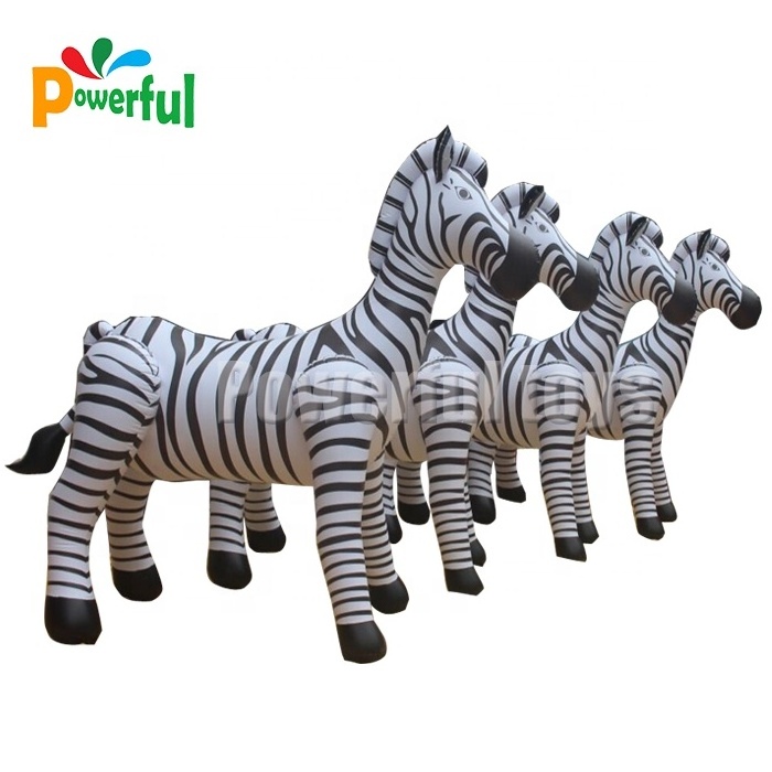 advertising Giant inflatable zebra , inflatable pinto , inflatable piebald horse advertising