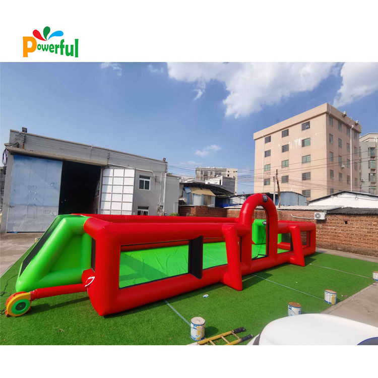 outdoor soccer bumbler balls Air Inflated sports pitch inflatable walls arena football field with inflatable goal