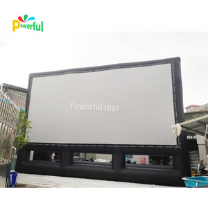 Outdoor inflatable Drive-in Cinema inflatable floating  movie  screen projector screen