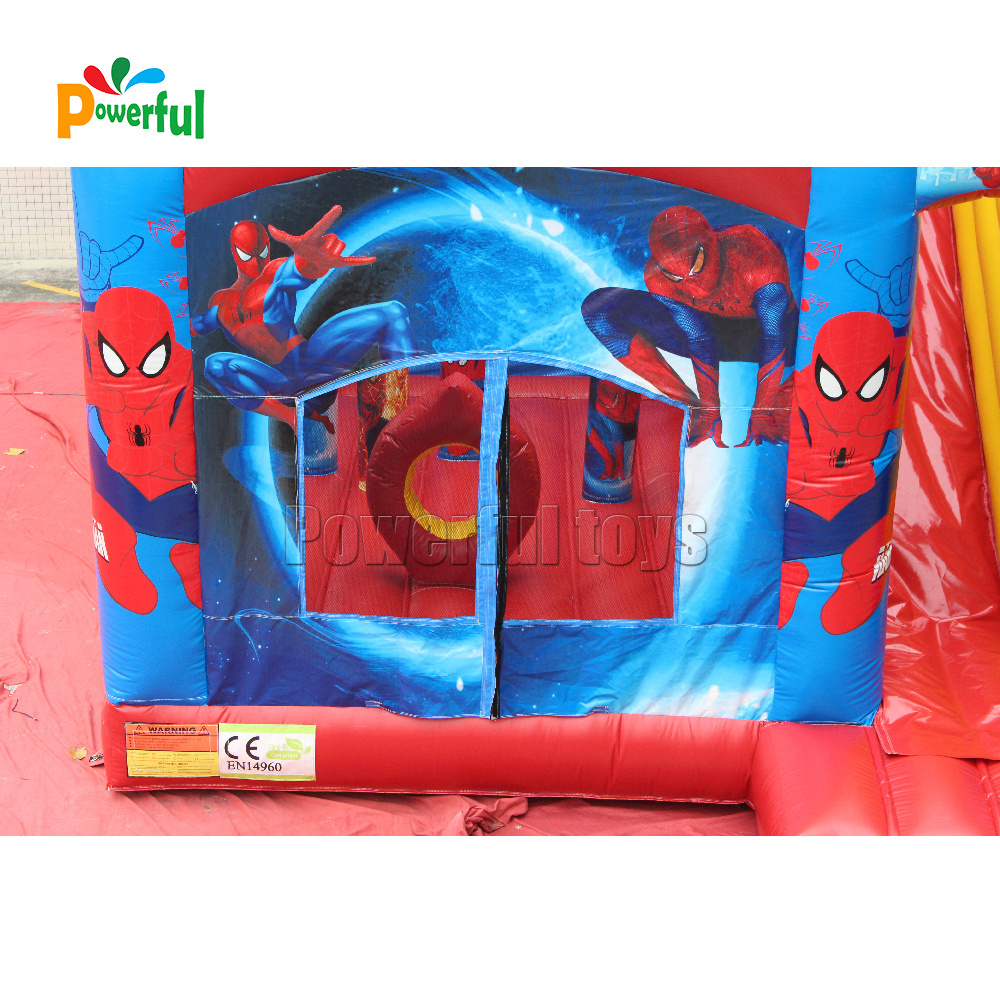 Commercial spider Man Bounce House Inflatable Kids Jumping Castle Playhouse Commercial Spiderman Jump bouncy house