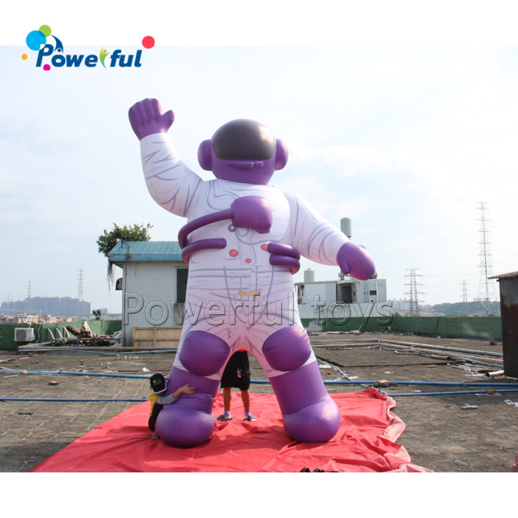 giant inflatable LED decoration earth planet astronaut advertising balloon