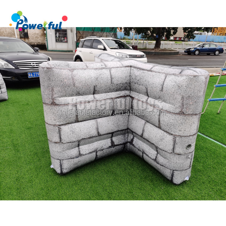 Hot sale sport game air bunker outdoor inflatable paintball bunkers