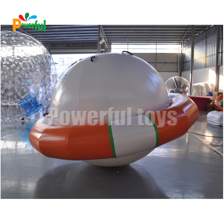 Giant Water Towable Ski Tube Saturn Rocker Inflatable Water Disco Boat