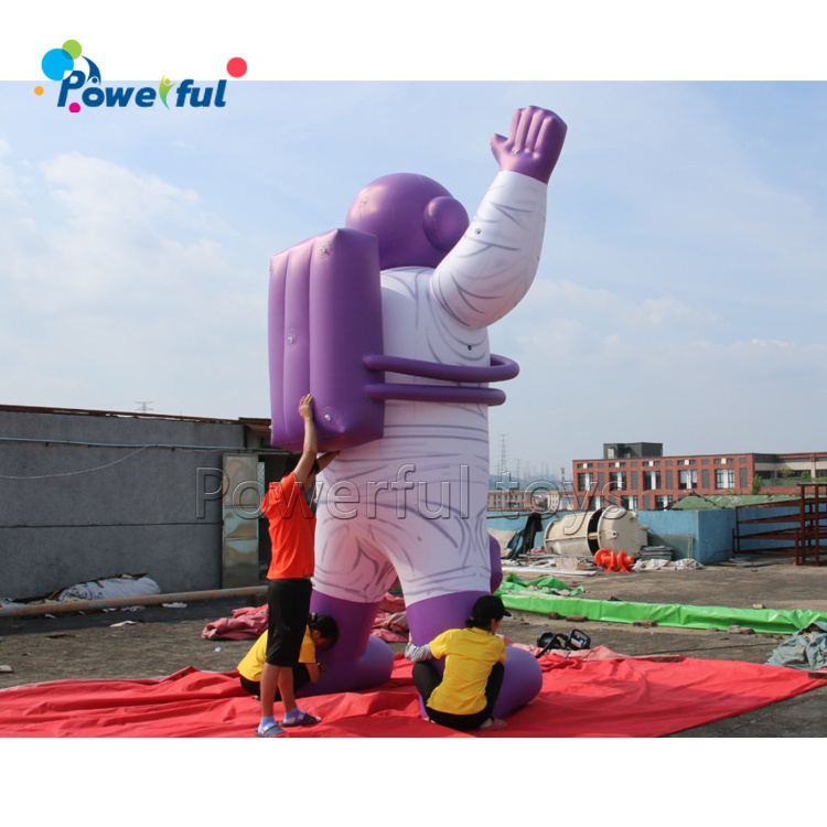 giant inflatable LED decoration earth planet astronaut advertising balloon