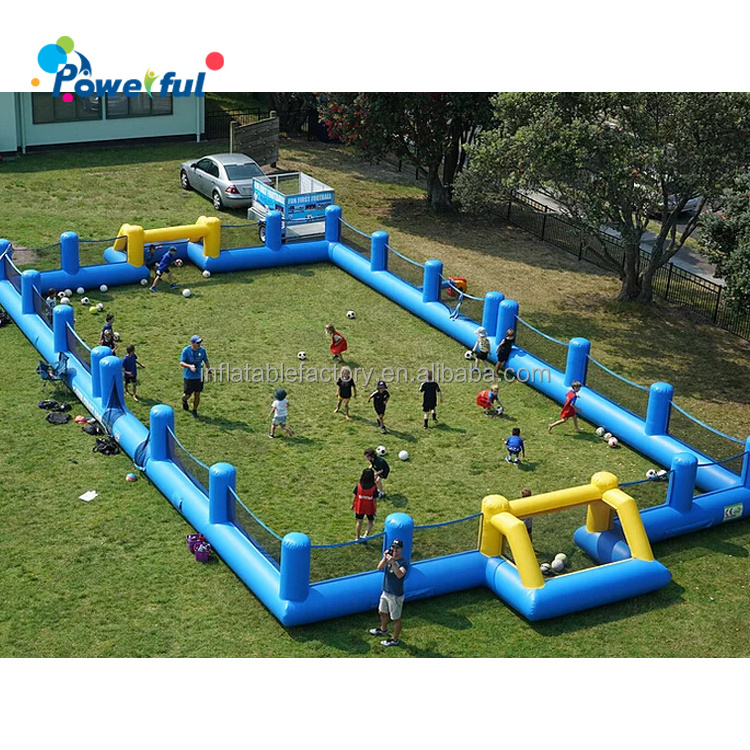 inflatable human bubble soccer paintball arena football pitch for outdoor