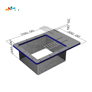 DWF Material Inflatable Ocean Pool For Yacht Inflatable Water Platform Swimming Pool Dock