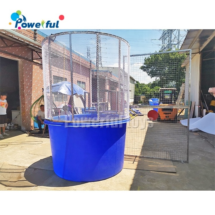 Summer hot sale Outdoor Portable Inflatable water dunk tank game splash dunking booth