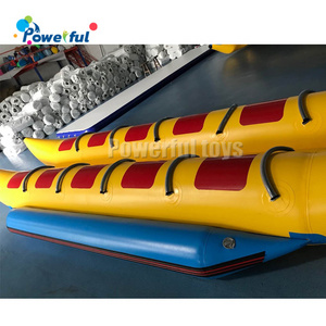 10 seats towable inflatable banana floating boat  for water sports