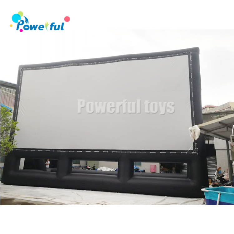 Outdoor inflatable Drive-in Cinema inflatable floating  movie  screen projector screen