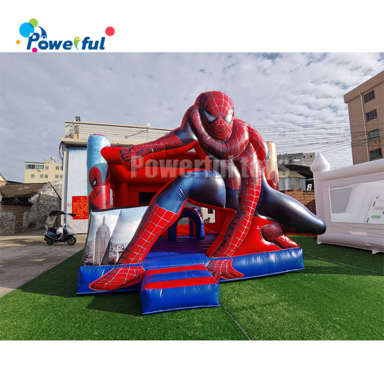 Spider Man costume Bounce House Inflatable Kids Jumping Castle Playhouse Commercial Spiderman Jump