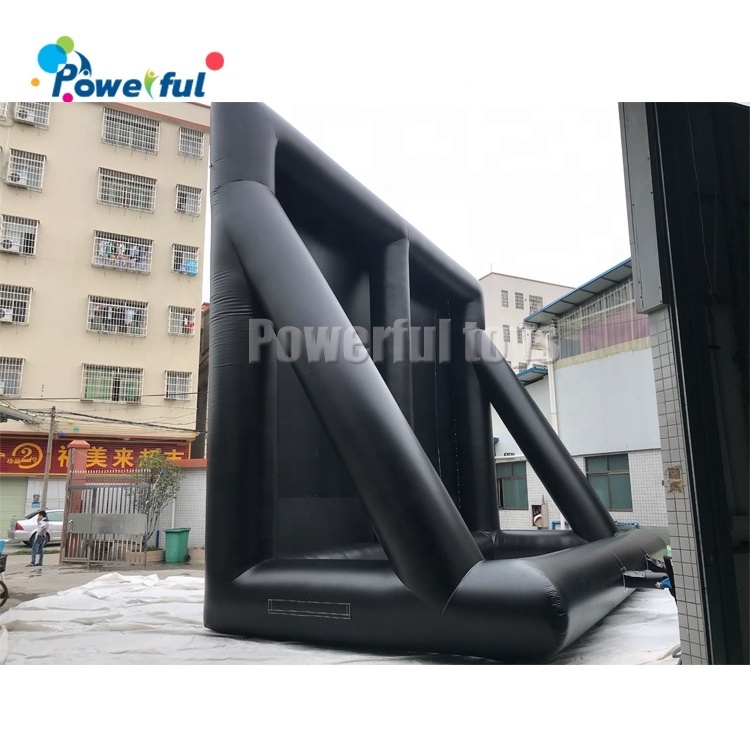 Projector outdoor commercial drive-in parking lot floating inflatable movie screen