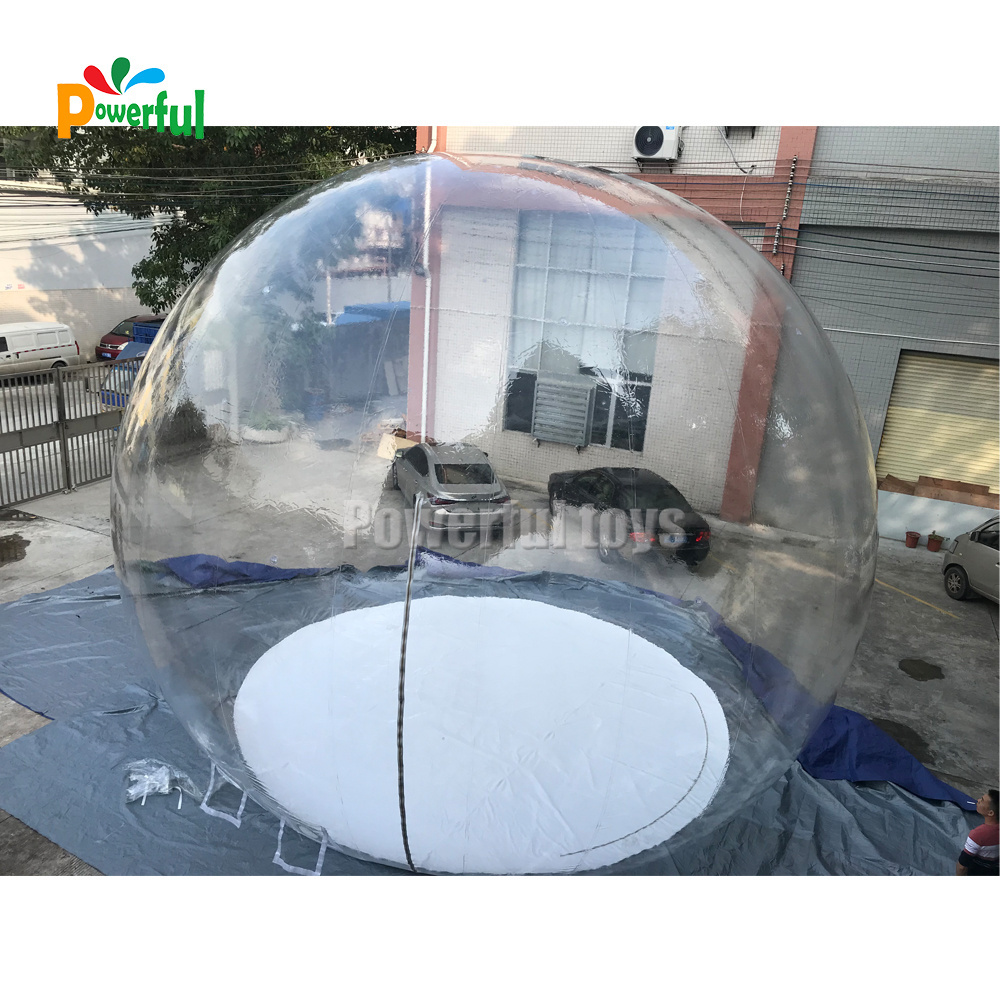 8m dia inflatable transparent bubble dome tent for sales