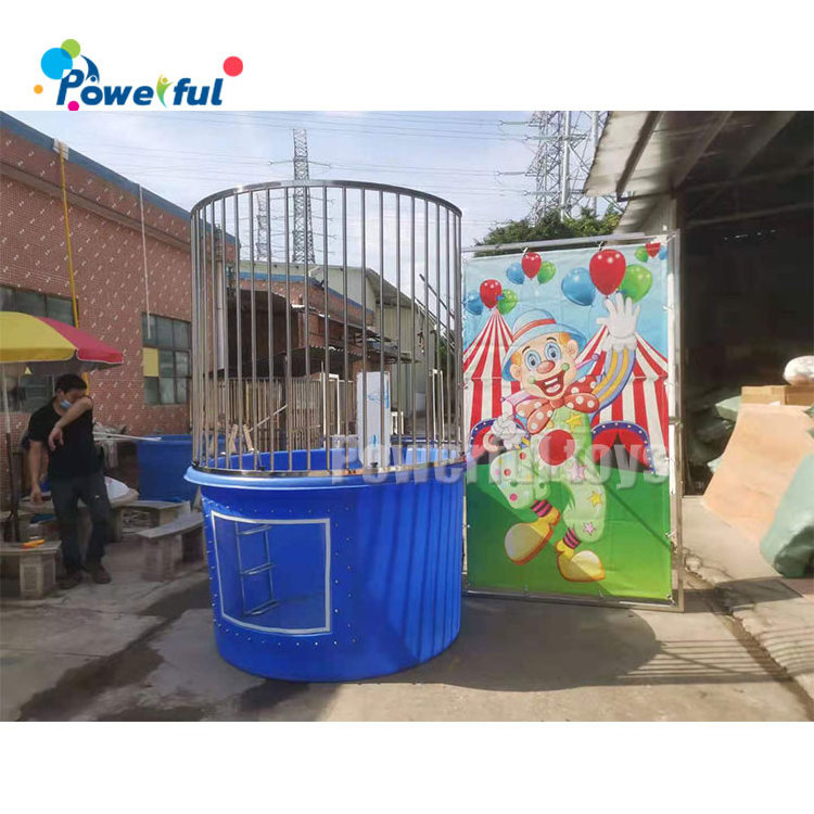 Summer hot sale Outdoor Portable Inflatable water dunk tank game splash dunking booth