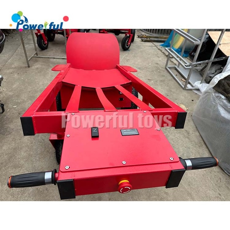 Commercial 1000kg Electric Stainless Steel Hand Pallet Truck with PVC Inflatable Bouncer Easy Move Car Trailer Toys Goods Moving