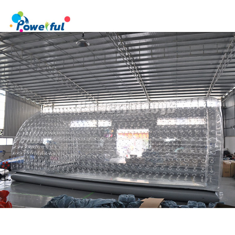 Giant Transparent Inflatable Swimming Pool Tent / PVC Tarpaulin Dome Clear For Aquatics