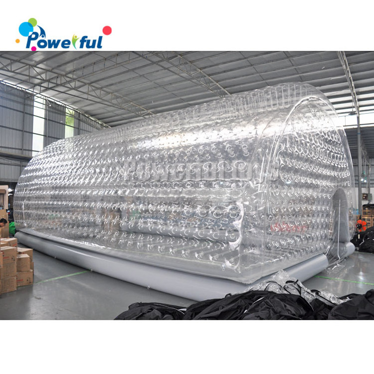 Giant Transparent Inflatable Swimming Pool Tent / PVC Tarpaulin Dome Clear For Aquatics