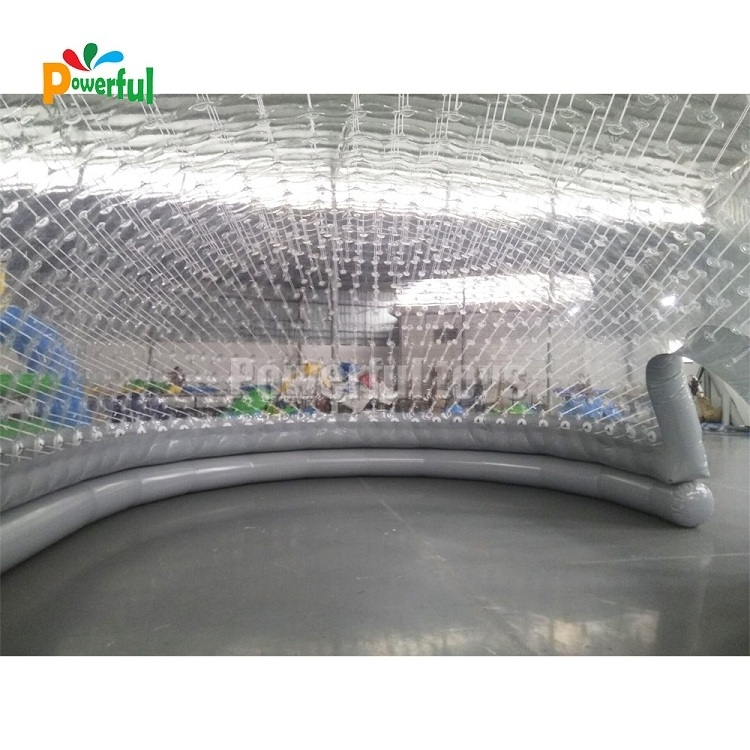 Transparent Waterproof PVC Swimming Pool Dome Cover Inflatable Swimming Pool Cover Bubble Tent Covers