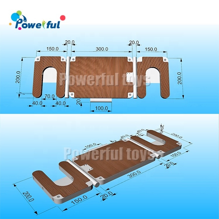 EVA Non-slip Inflatable floating dock water park jet ski dock Connectable Inflatable Water Floating Platform