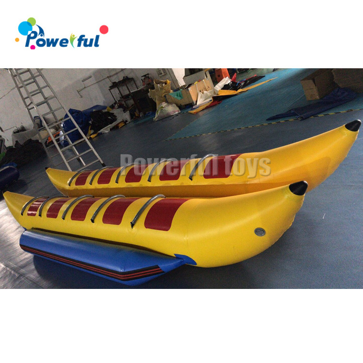 10 seats towable inflatable banana floating boat  for water sports