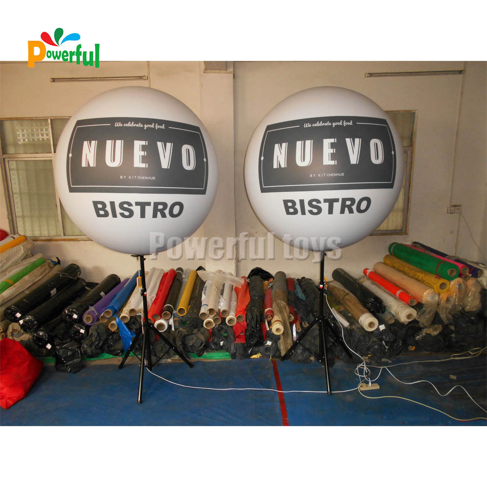 HOT sale led light stand balloon, led stativ ballon,led moon balloon with tripod