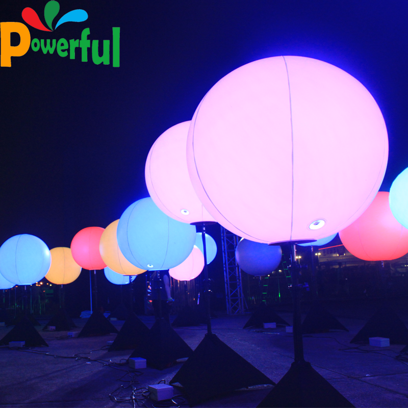 HOT sale led light stand balloon, led stativ ballon,led moon balloon with tripod