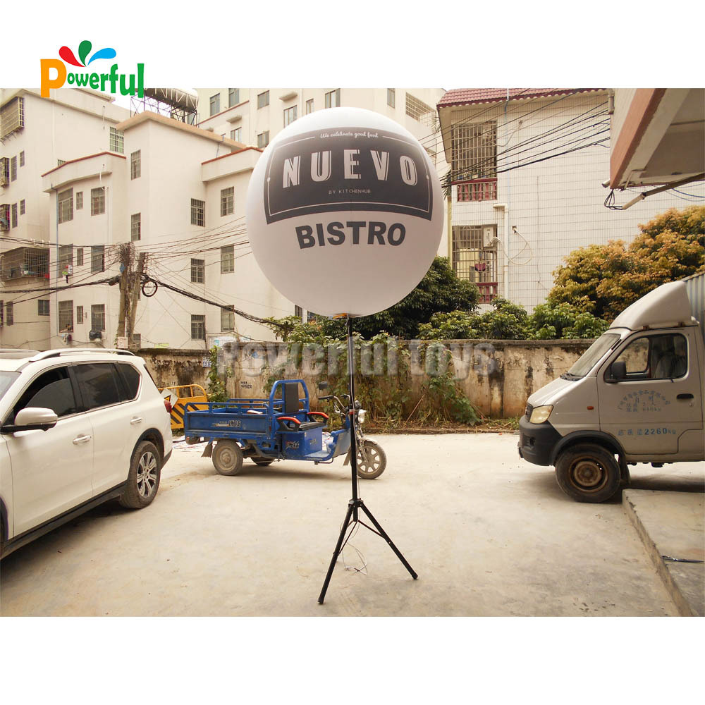 HOT sale led light stand balloon, led stativ ballon,led moon balloon with tripod