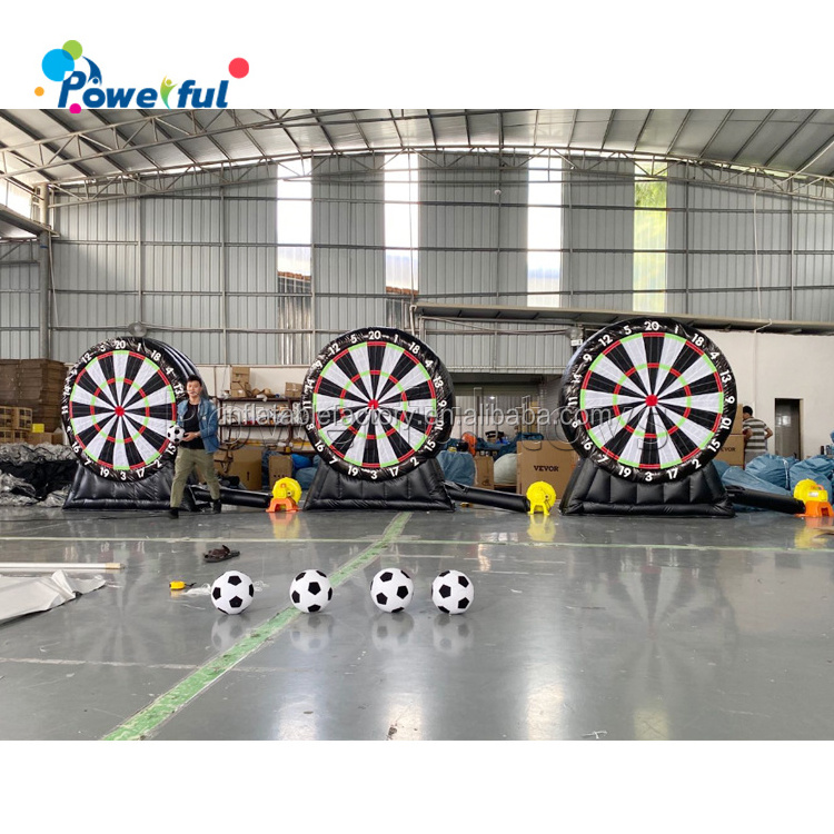 New design inflatable sport game inflatable soccer dart sticky football dart game for sale