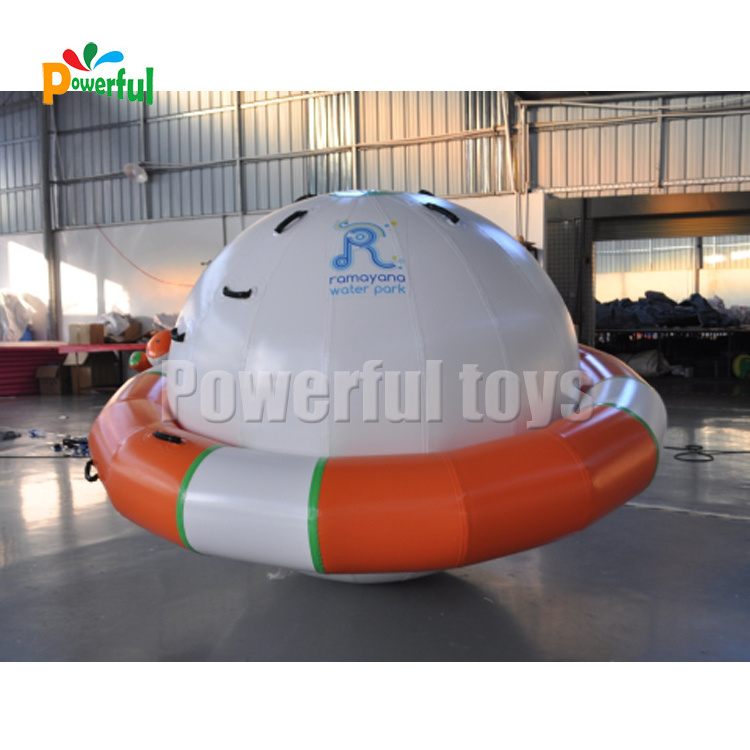 Giant Water Towable Ski Tube Saturn Rocker Inflatable Water Disco Boat