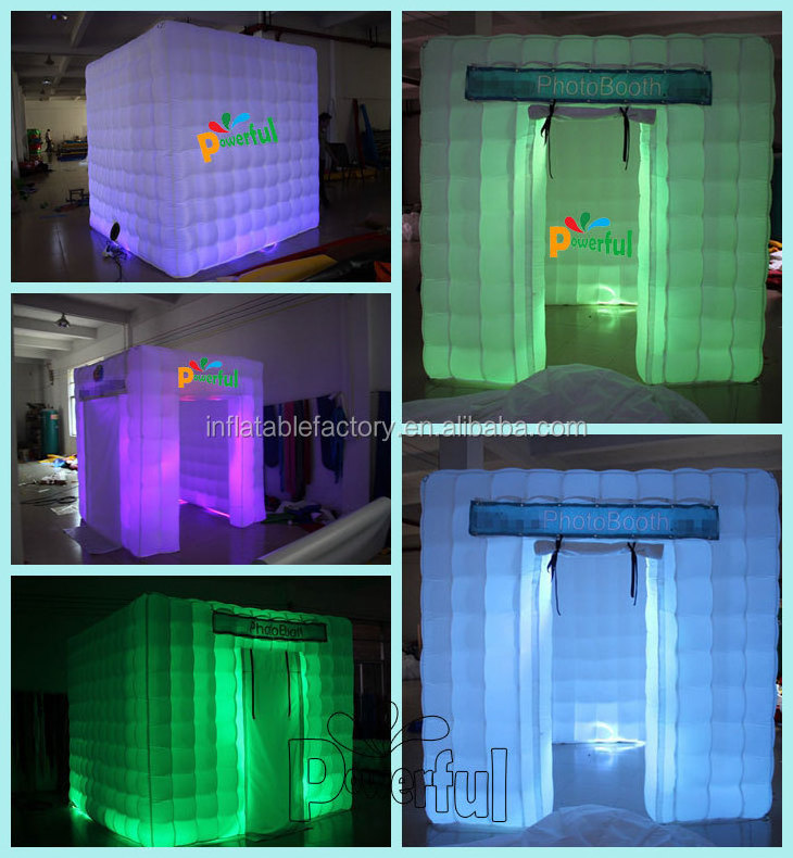 new portable colorful inflatable photobooth photo booth inflatable for sale