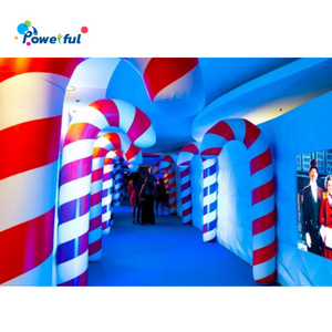 Best christmas decoration giant inflatable candy cane