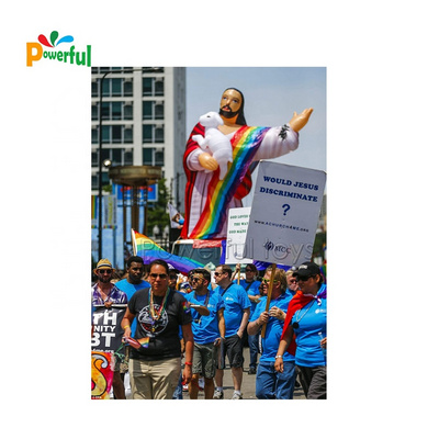 Giant inflatable jesus cross, inflatable jesus for parade