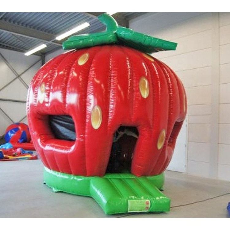 Fruit theme inflatable jumping bouncer kids strawberry bouncy castle inflatable custom bounce house