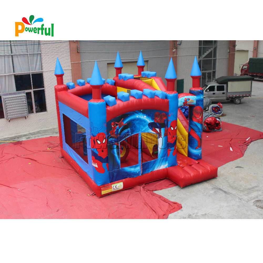 Commercial spider Man Bounce House Inflatable Kids Jumping Castle Playhouse Commercial Spiderman Jump bouncy house