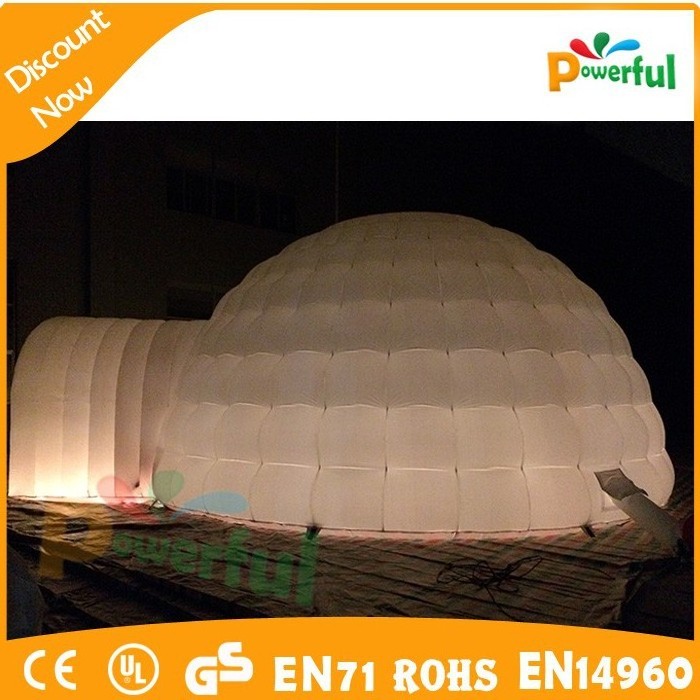 New fashion inflatable snow igloo,outdoor inflatable igloo tent