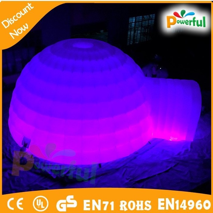 New fashion inflatable snow igloo,outdoor inflatable igloo tent