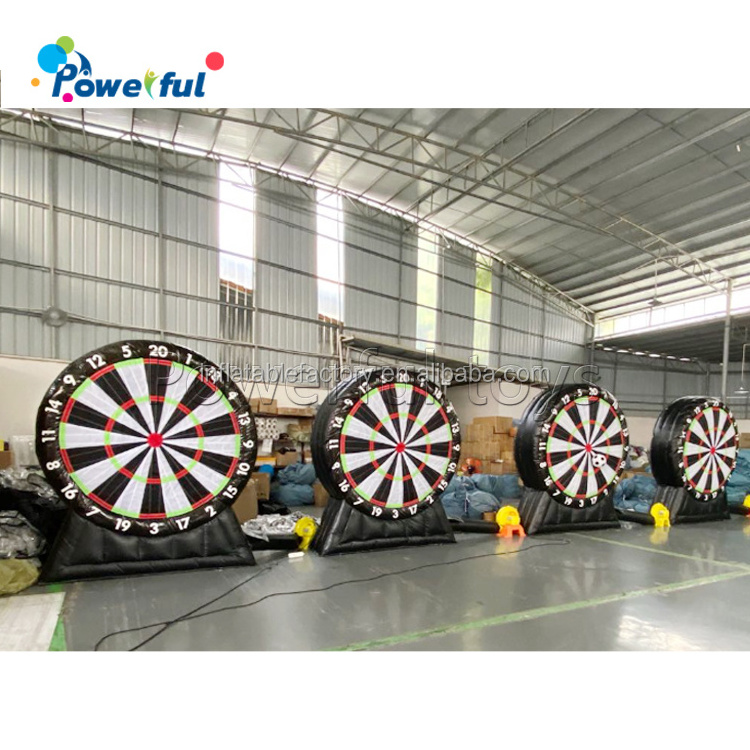 New design inflatable sport game inflatable soccer dart sticky football dart game for sale