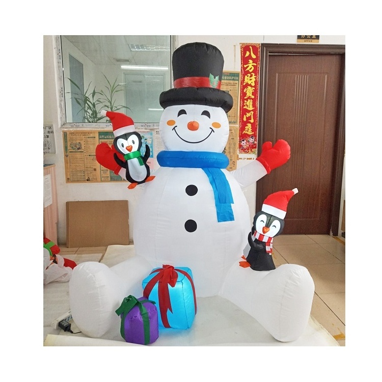 Christmas inflatable santa model inflatable snowman decoration